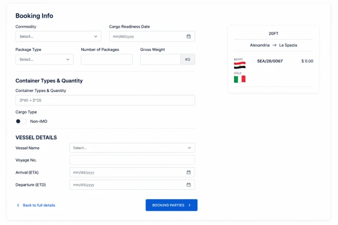 Live Freight Proccess - Step 6