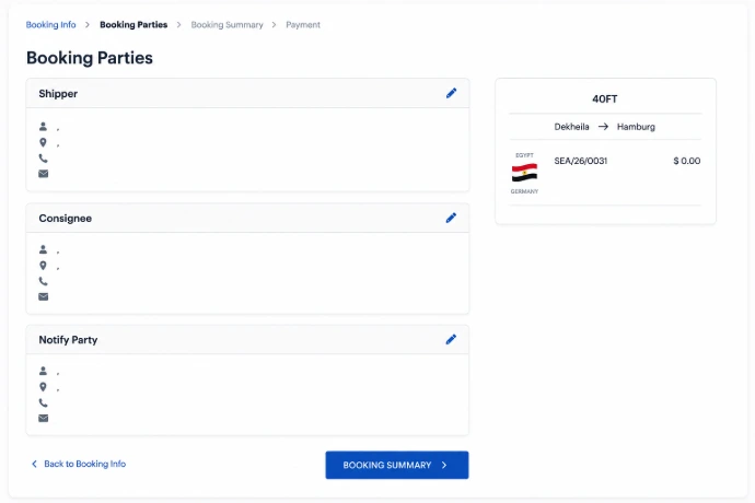 Live Freight Proccess - Step 2