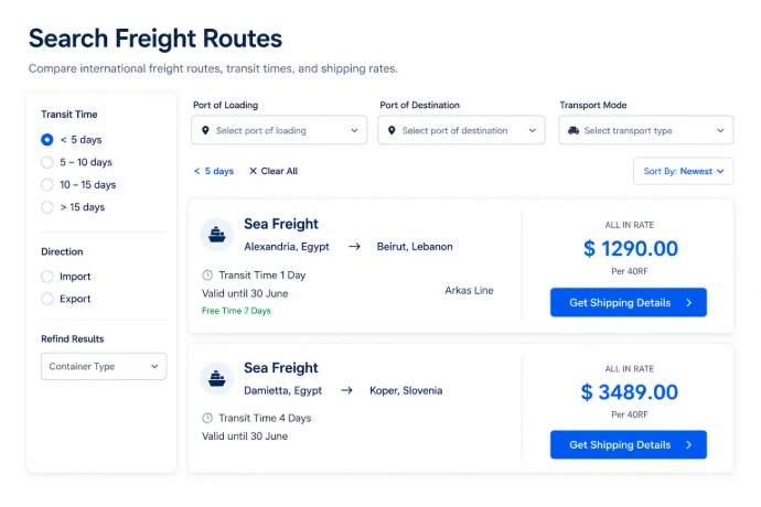 Live Freight Proccess - Step 5