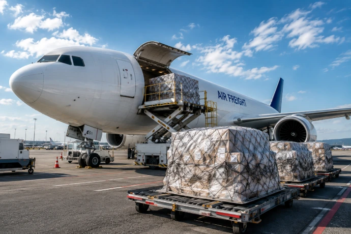 Air freight shipping for personal effects and household goods