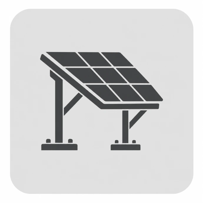 Solar mounting structures and heavy components