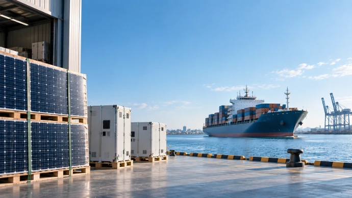 Solar energy equipment logistics in Egypt